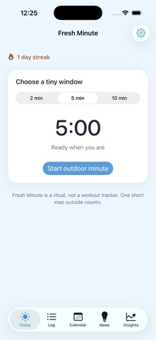 Fresh Minute screenshot