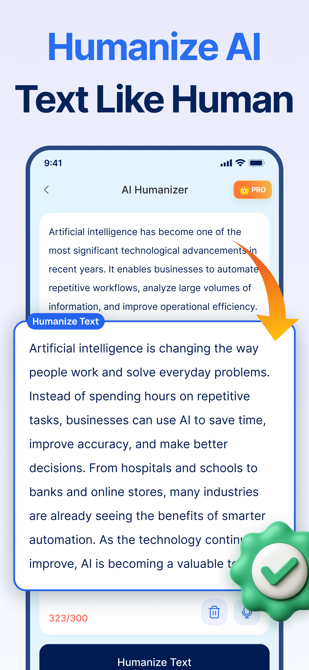 Humanize AI: AI Detector Check screenshot 5