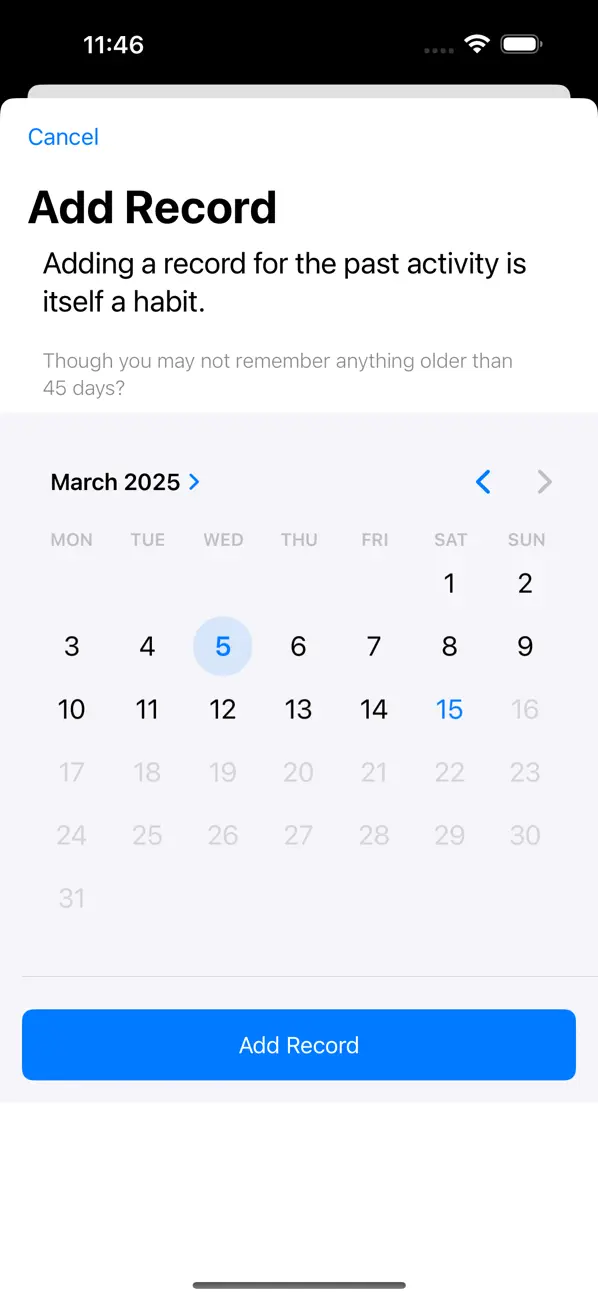 Screenshot #2 pour Habits Track