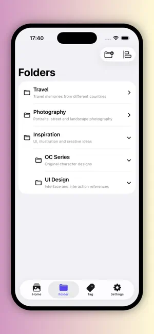 Photo Folders Tag Organizer screenshot 2