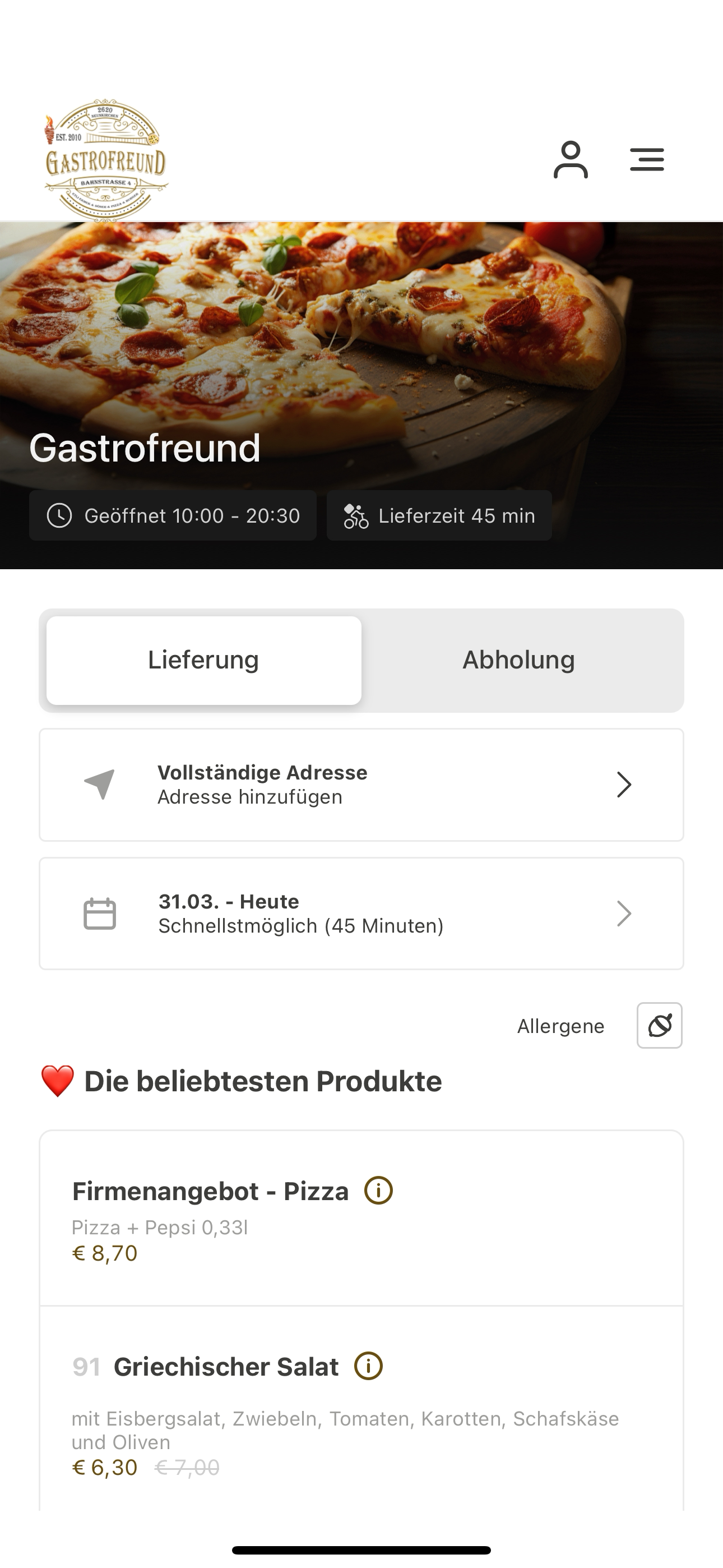 Gastrofreund screenshot 3