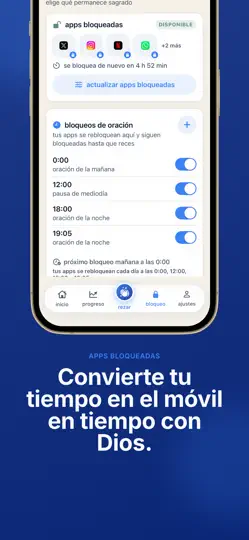 Captura de pantalla de FaithLocked: Oración Y Biblia en iPhone 2