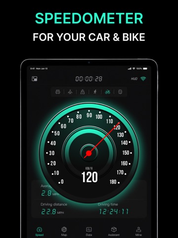 GPS Speedometer HUD: SpeedAce iPad screenshot 1