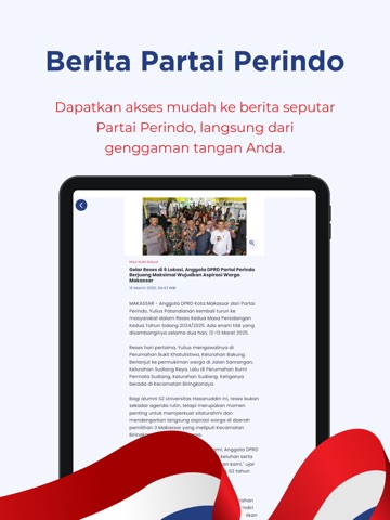 Partai Perindo iPad screenshot 3