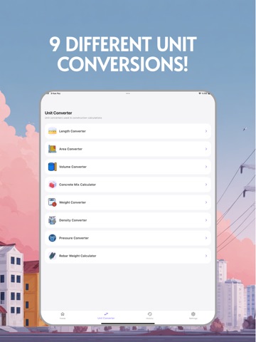 Construction Calculator Al - iPad screenshot