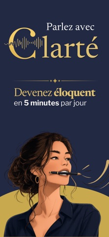 Clarté : Coach d'éloquence iPhone screenshot 1