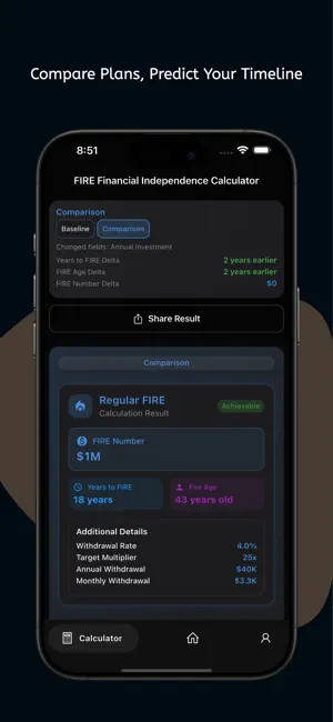 Fire Path – FIRE Calculator screenshot 4