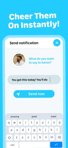 Friend Water Tracker - Aquo iPhone screenshot