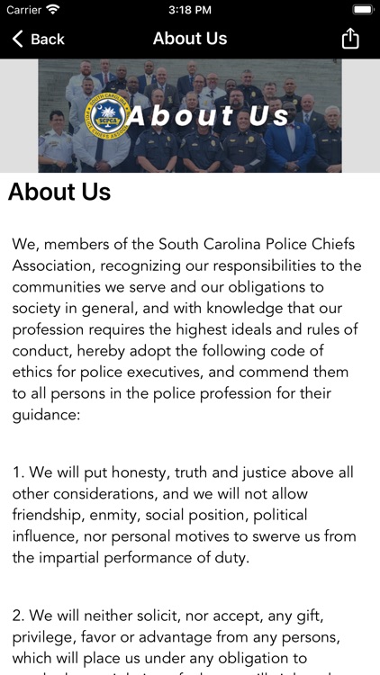 South Carolina Police Chiefs