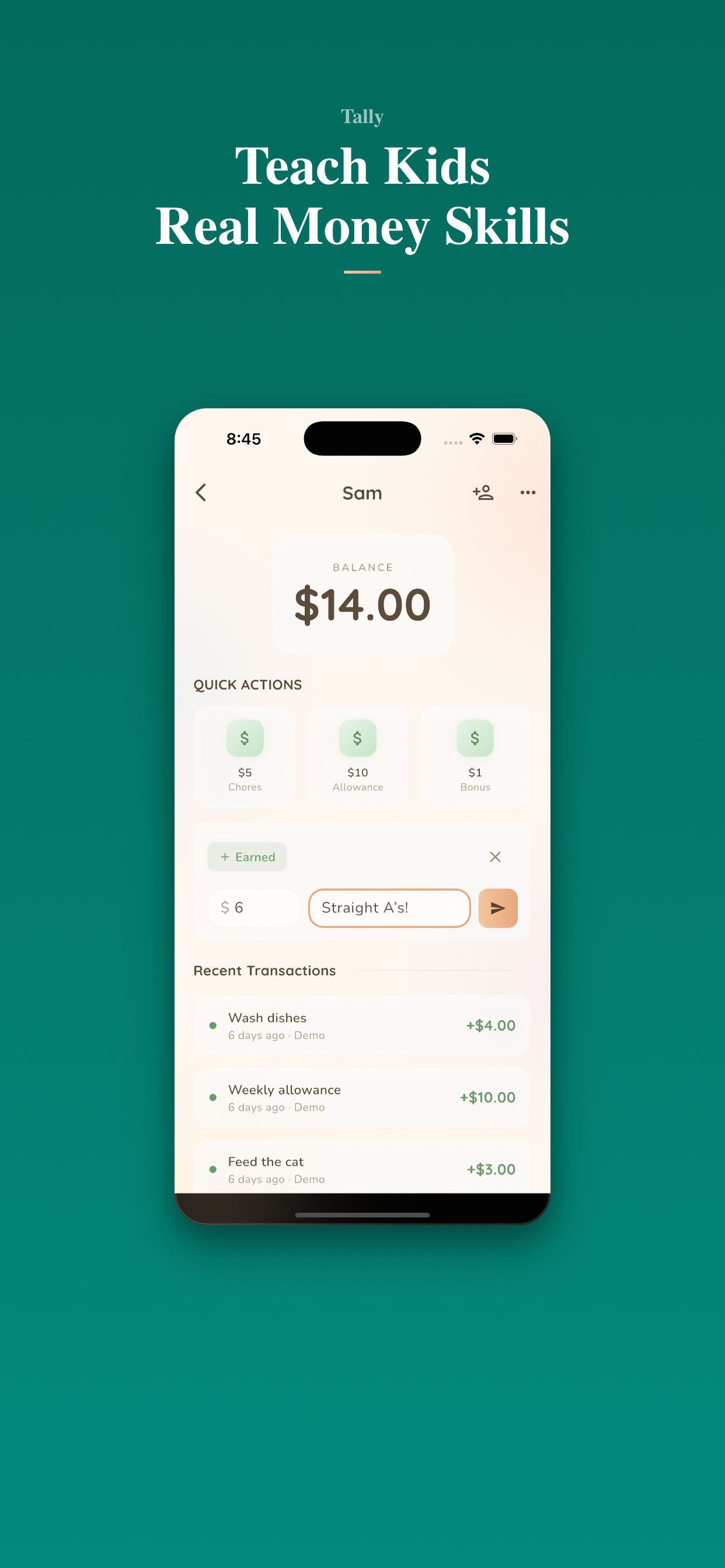 Tally: Allowance & Chore App screenshot 5