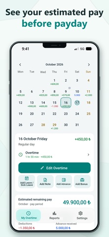 Mesai Pusulam: Overtime Pay screenshot 1