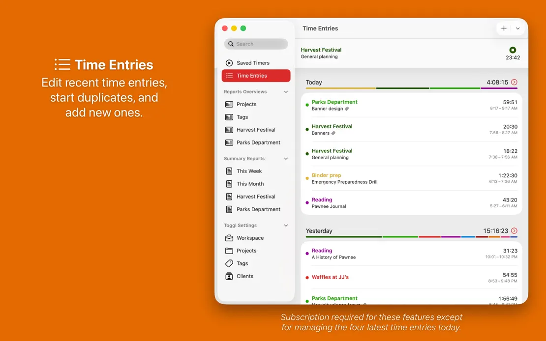 Timery, App Store screenshot 2