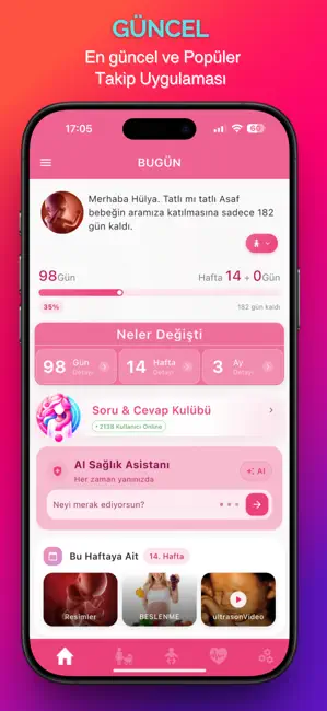 Gün Gün Gebelik Takibim iPhone screenshot 1