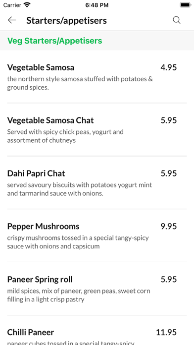 Chilis IndianRestaurantReading Screenshot