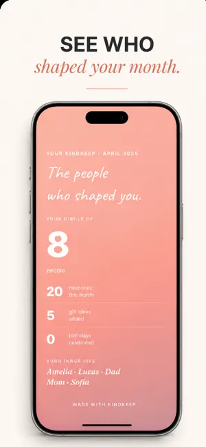 KindKeep: Birthday & Reminders screenshot 1