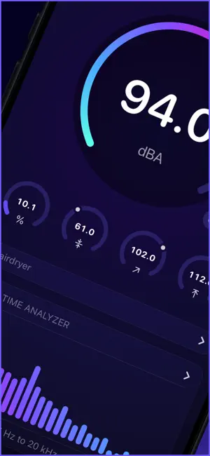 Decibel Meter Ultra iPhone screenshot 2