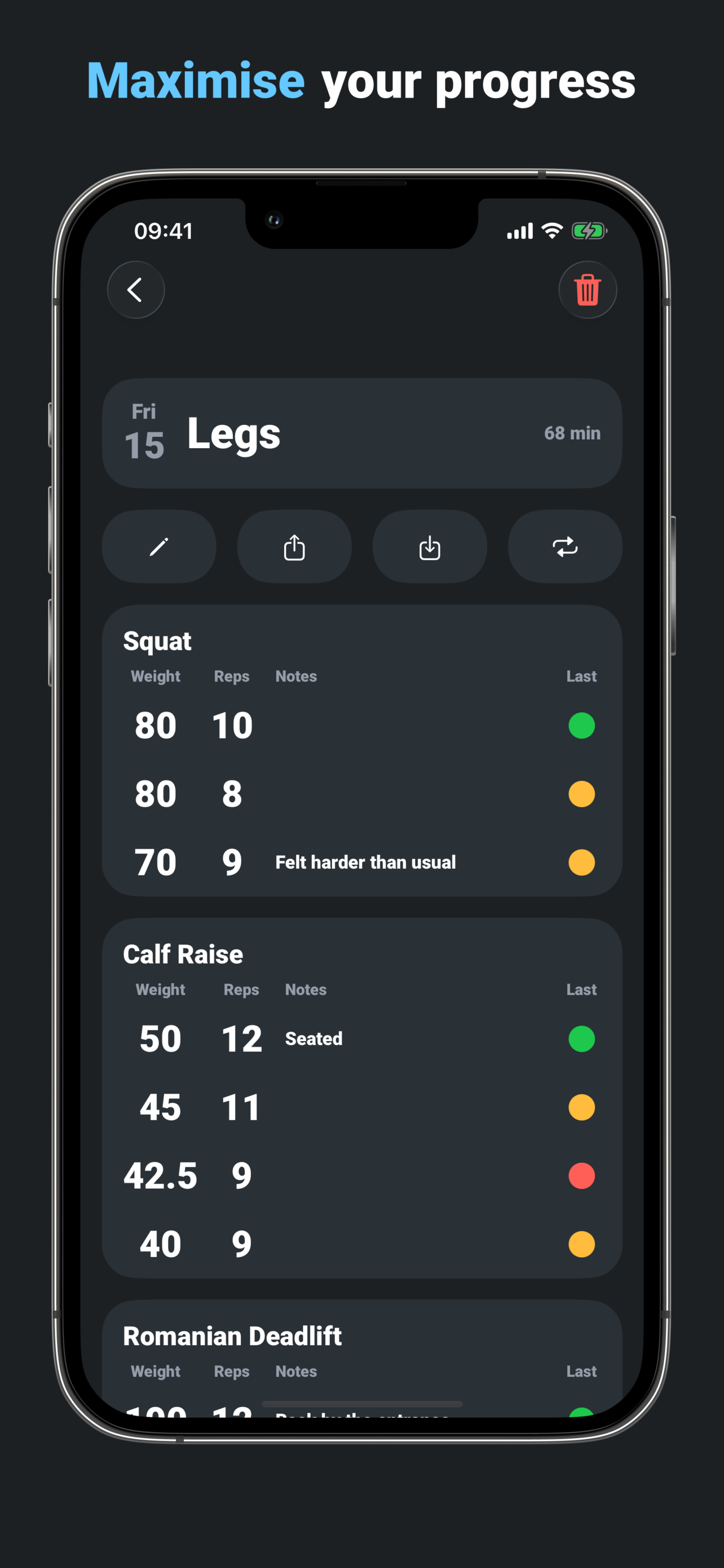 Pump - Workout Tracker screenshot 3