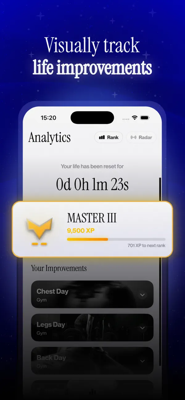 #3. Reset - Reset Your Life (iOS) By: Alex Slater