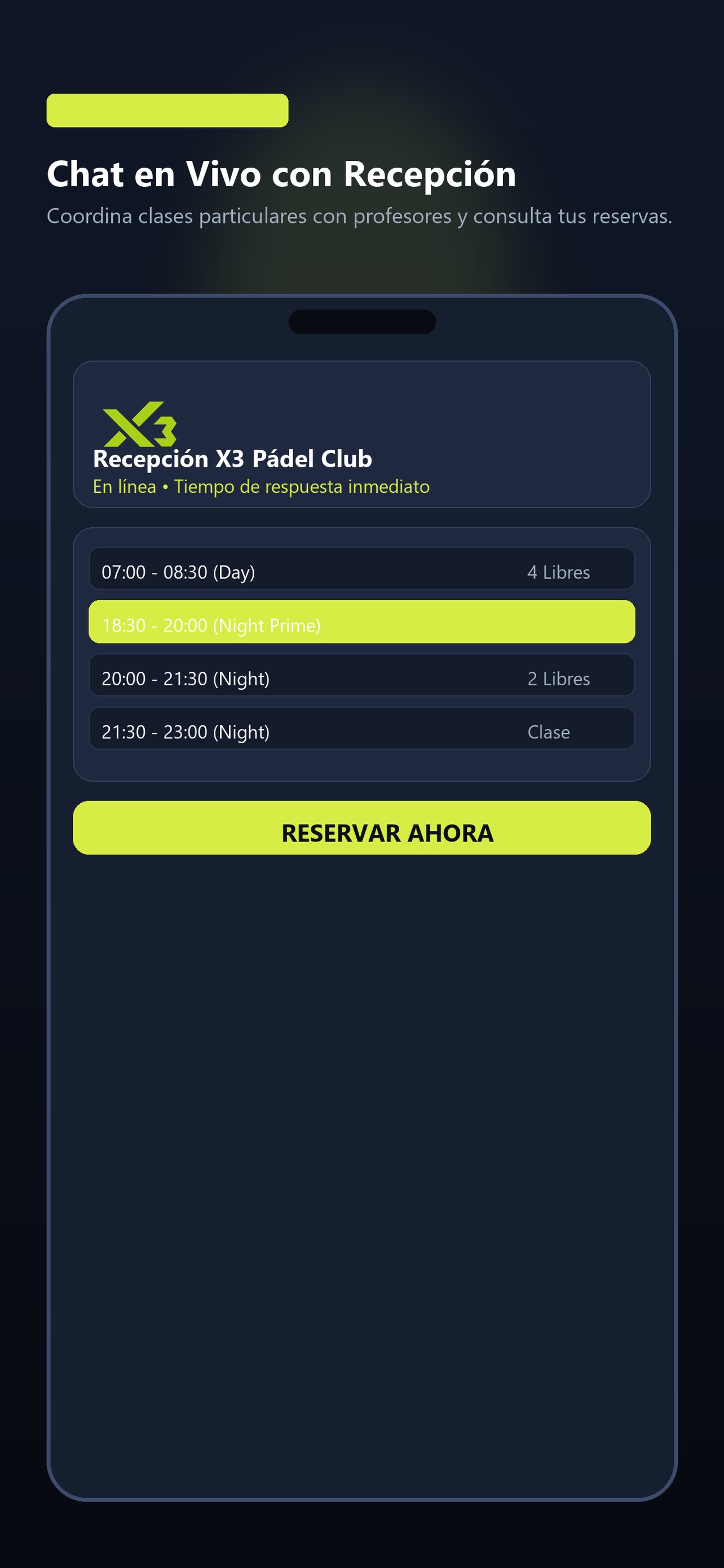 Screenshot 1 of X3 Padel.Club
