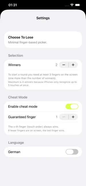 JustChoose screenshot 4
