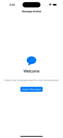 Message Archive screenshot