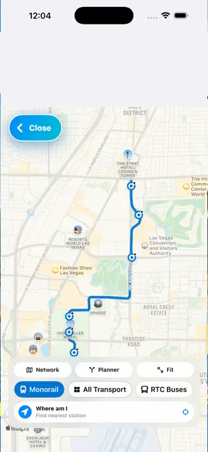 Las Vegas Subway Map screenshot 3