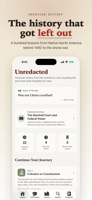 Unredacted: US History screenshot 1