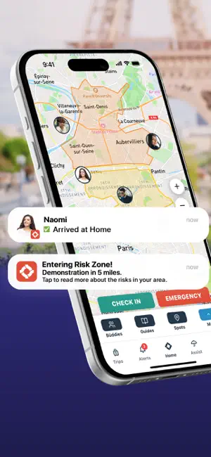 OZZI: Travel & Personal Safety screenshot 1