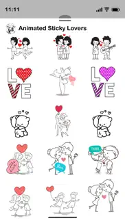 animated sticky lovers iphone images 4
