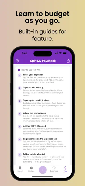 Split My Paycheck: Budget Tool screenshot 4