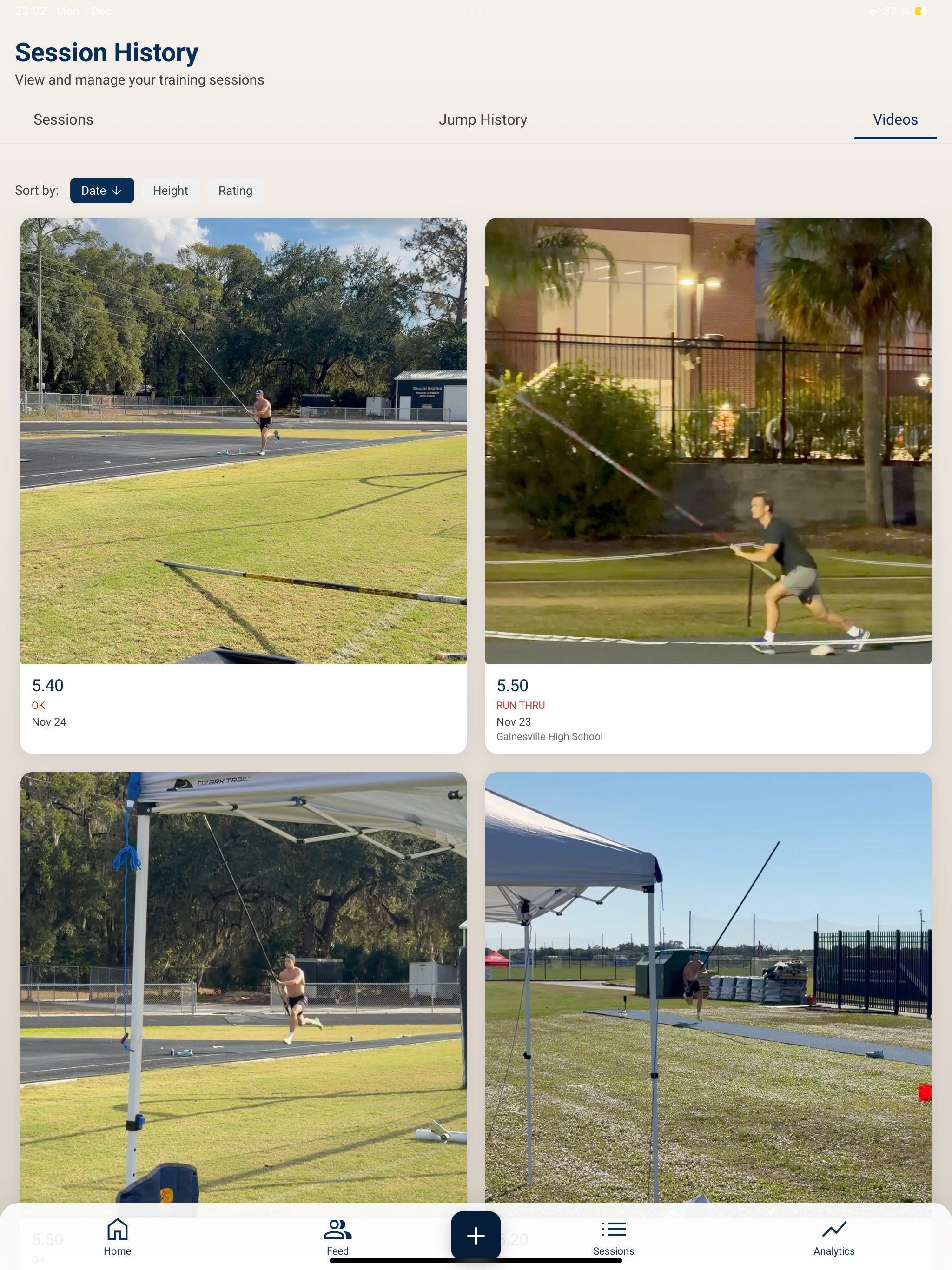 Vault: Pole Vault Tracker