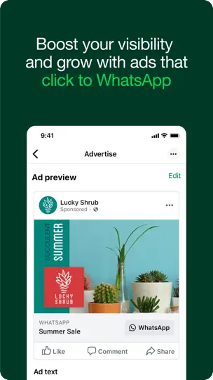 WhatsApp Business iPhone Screenshot 7