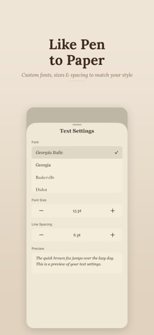 Papier Doré - Voice Notes iPhone screenshot