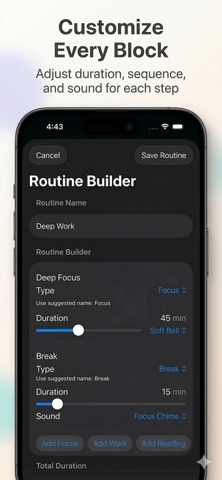 Routine Flow Timer screenshot
