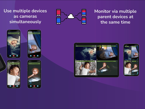 Nani − Video Baby Monitor iPad screenshot 2 - Lifestyle app