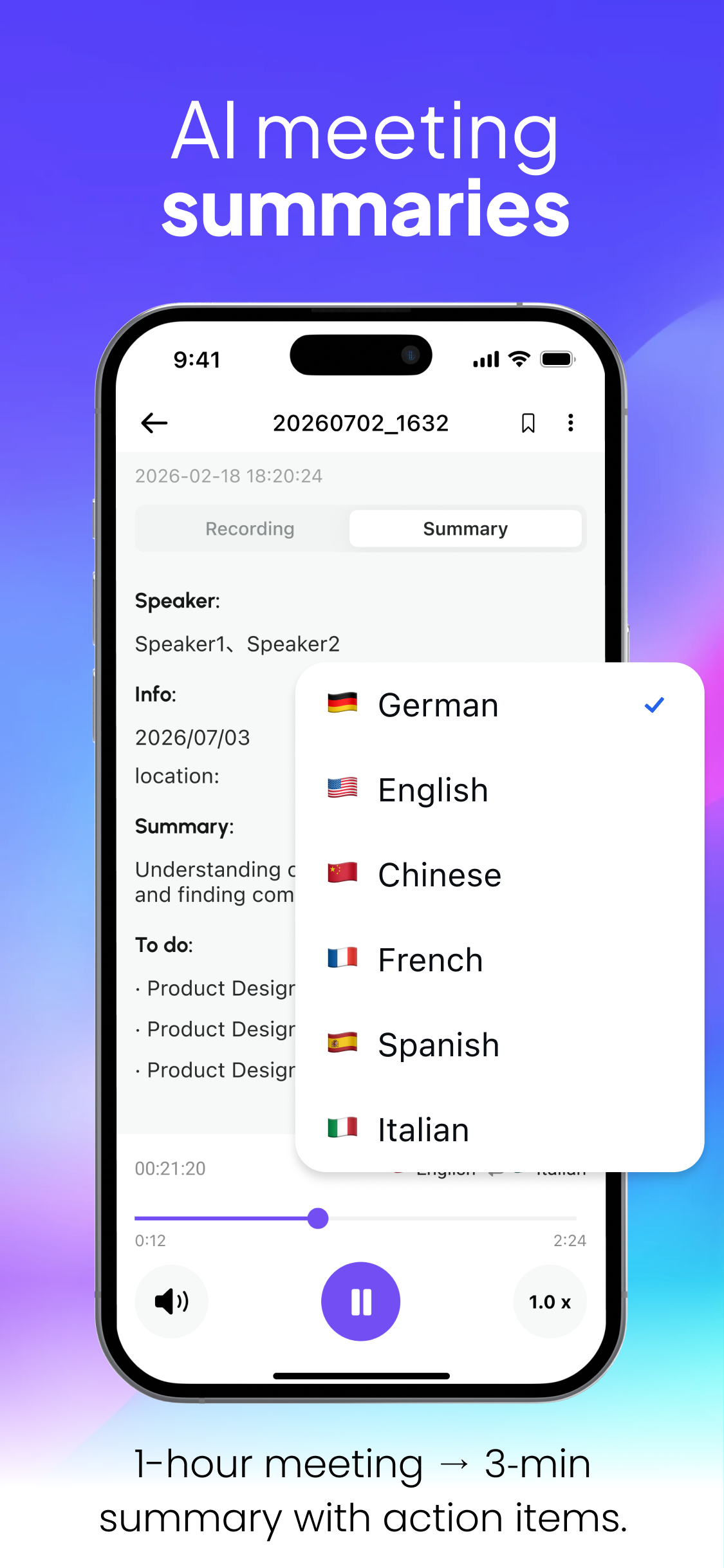 TransVoice: Note&Schedule screenshot 3