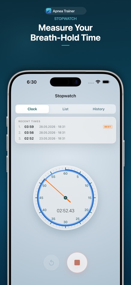 #6. Apnea Trainer: Freedive (iOS) Von: Jan Luther