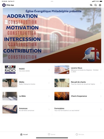 EgliseEvangélique Philadelphie app screenshot 3