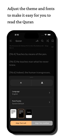 Quran AEVQ iPhone screenshot