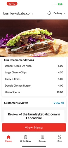 Burnleykebabz.com. Screenshot 2 of 5