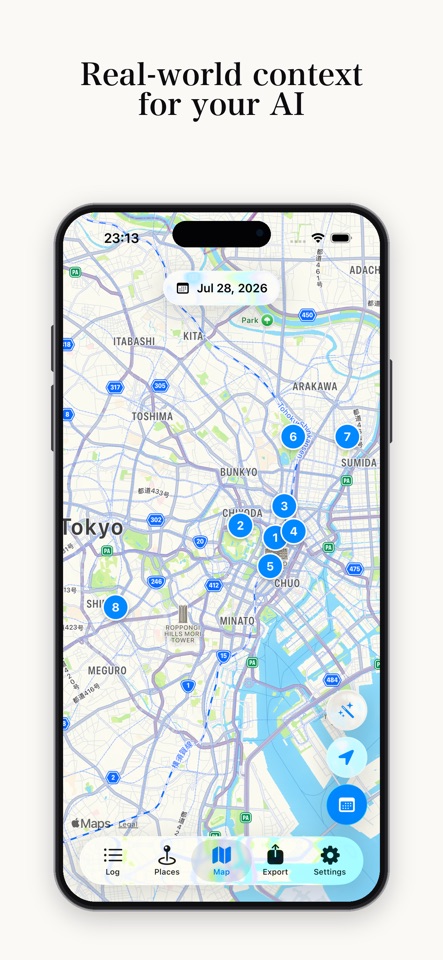 Silica: Location History screenshot 1