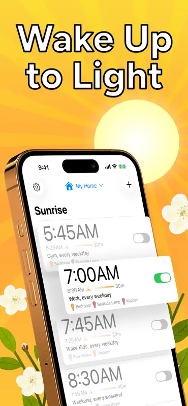 Sunrise Alarm for Smart Lights screenshot 1 of 6