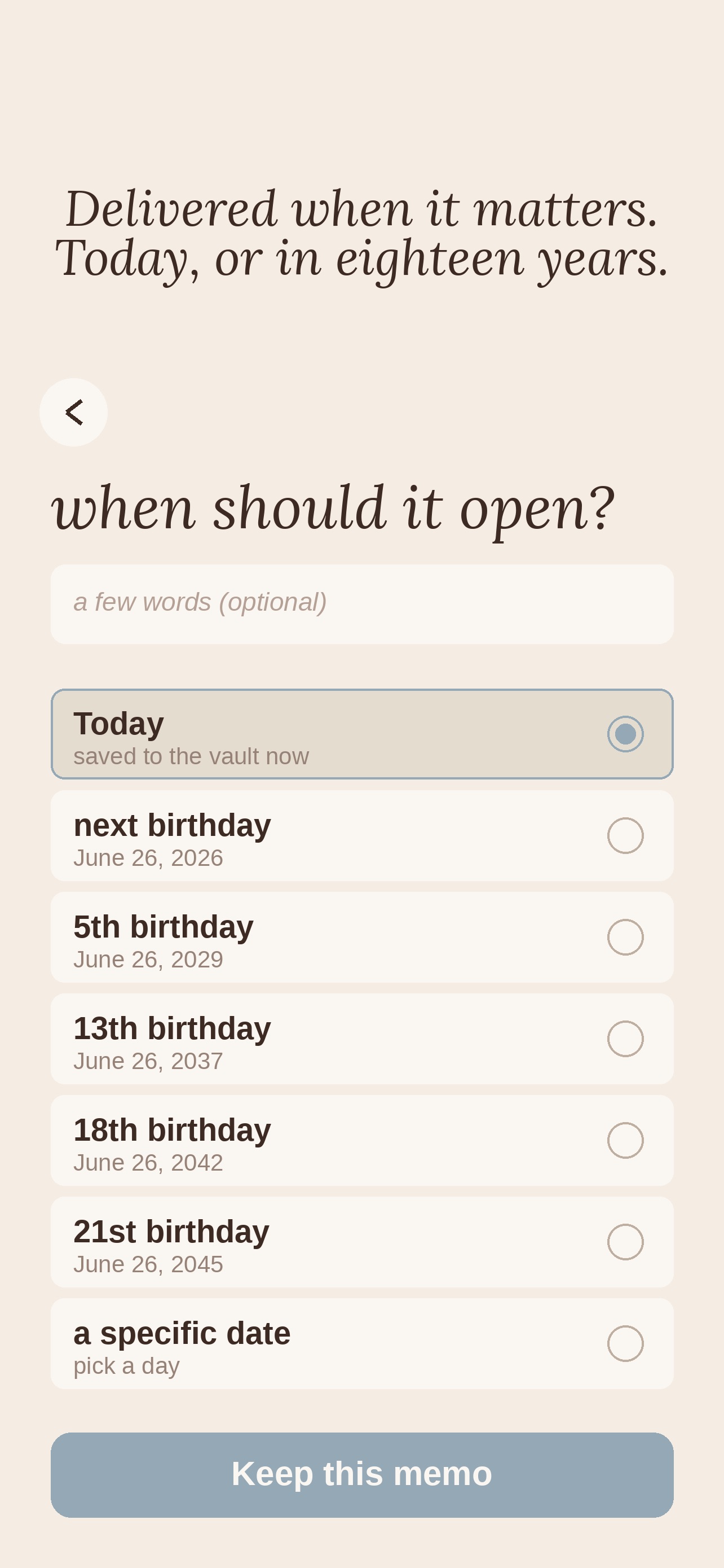 Screenshot 2 of Hearloom: Voice Keepsakes