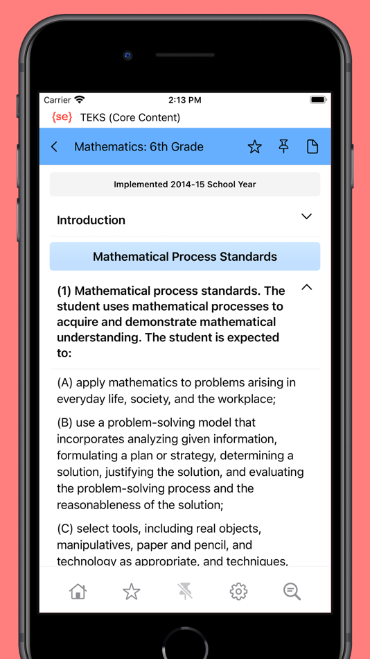 #2. TEKS by S.E. (Core Content) (iOS) 来自: James Smith