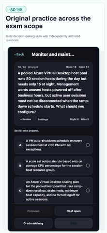 Azure AZ-140 Virtual Desktop Screenshot 5 of 10