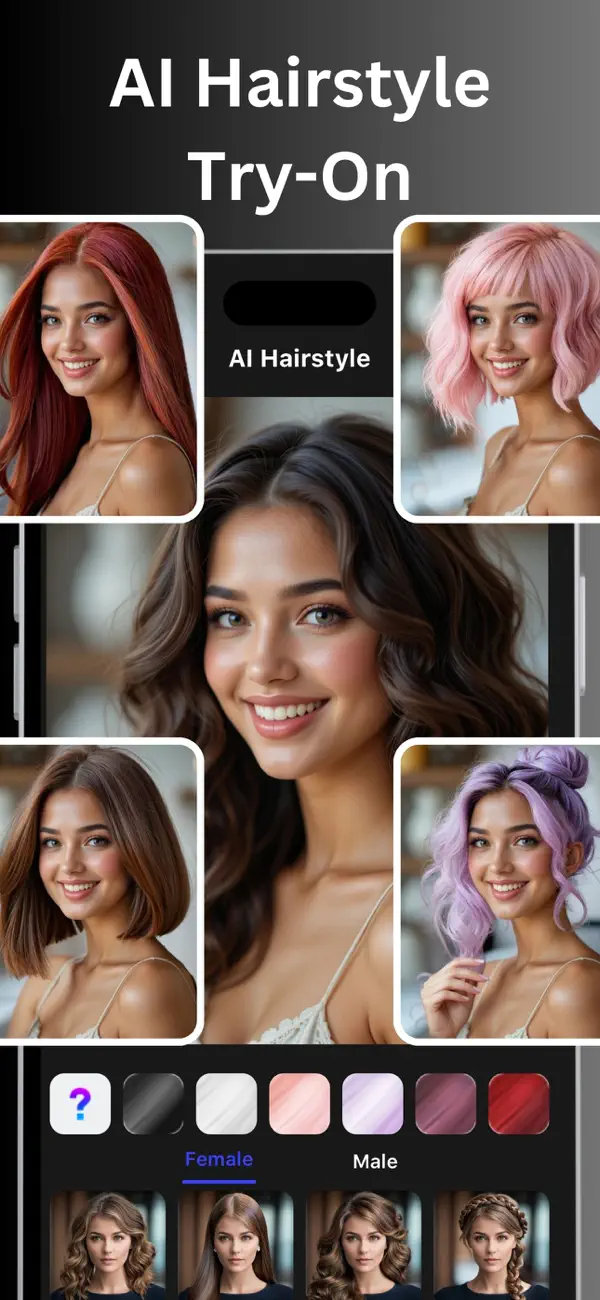 Screenshot #1 pour AI Style: AI Hairstyle, Outfit
