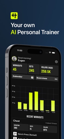 hitt - AI Personal Trainer Screenshot 1 of 5