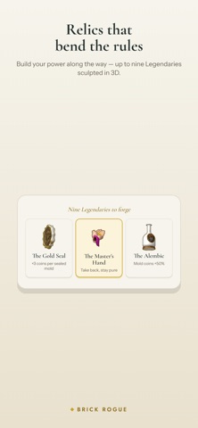 Brick Rogue: Packing Puzzle iPhone screenshot