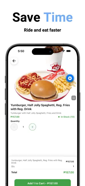 HEYRIDE: Foods & Delivery iPhone screenshot 3