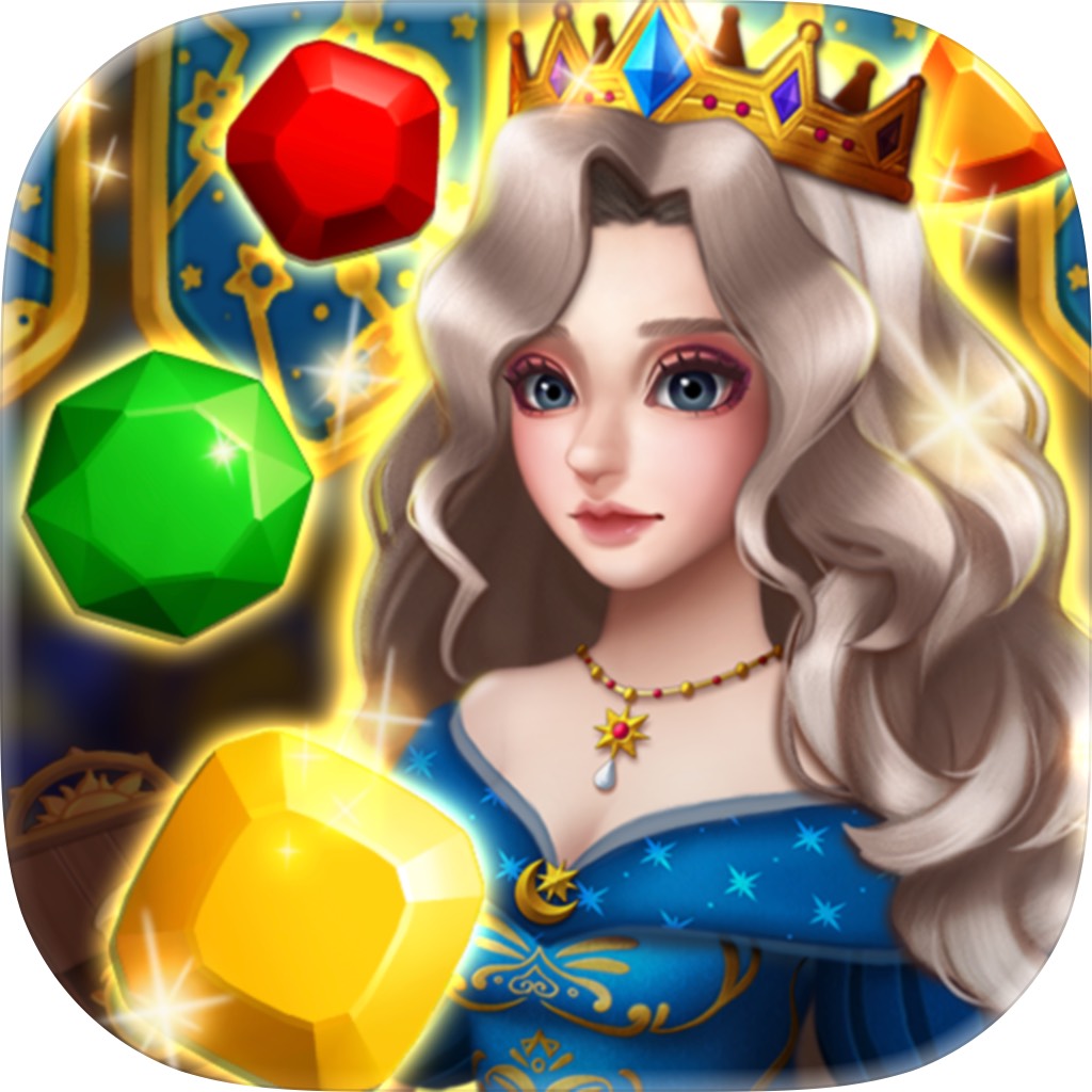 Apple App Store cover for Royal Castle Jewels